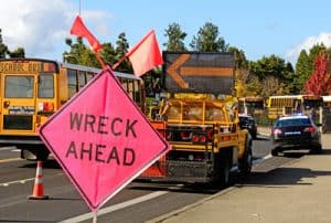 bus and truck accident clinton maryland