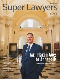 Bruce Plaxen Maryland Super Lawyers 2022