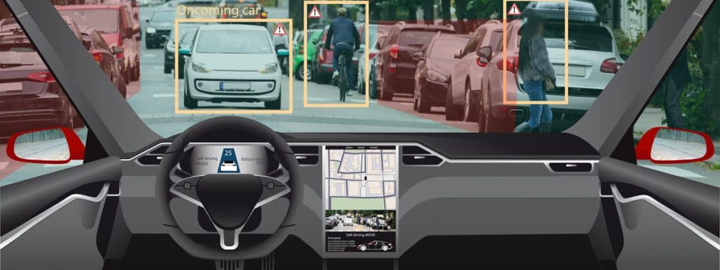 accident with self-driving car
